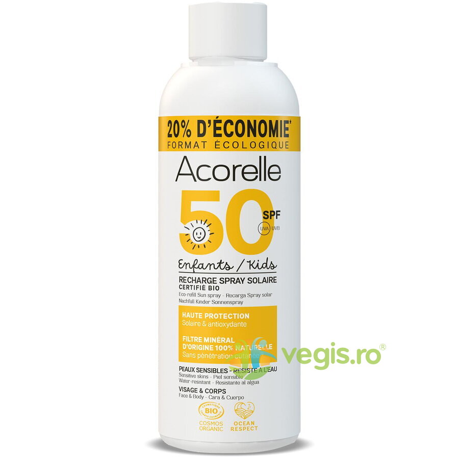 Oferte la Rezerva Spray cu Protectie Solara pentru Copii SPF50 cu Ulei de Karanja si Propolis Bio 150g