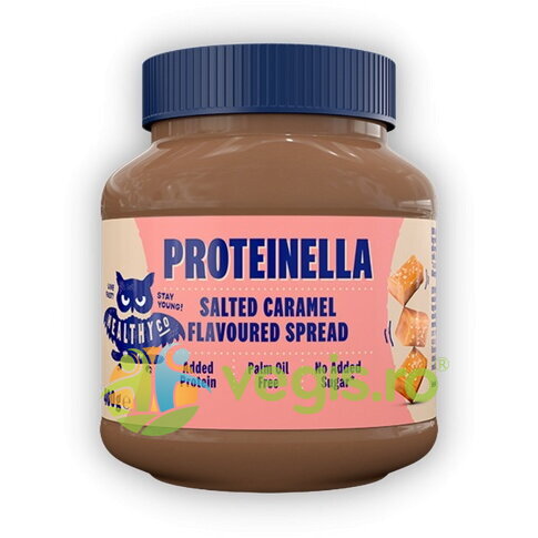 Oferte la Crema Tartinabila Proteica cu Caramel Sarat Proteinella fara Zahar 360g