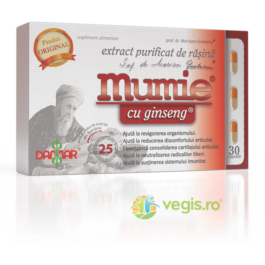 Oferte la Extract Purificat de Rasina cu Ginseng Mumie 30cps