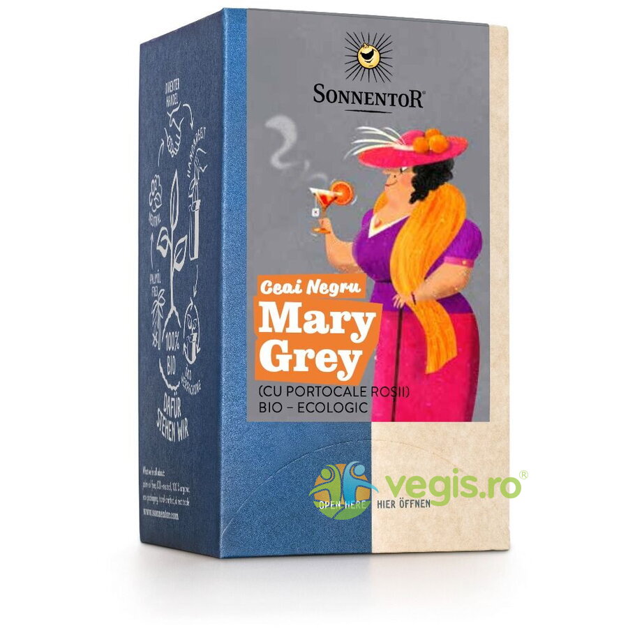 Oferte la Ceai Negru Mary Grey cu Portocale Rosii Ecologic/Bio 90g