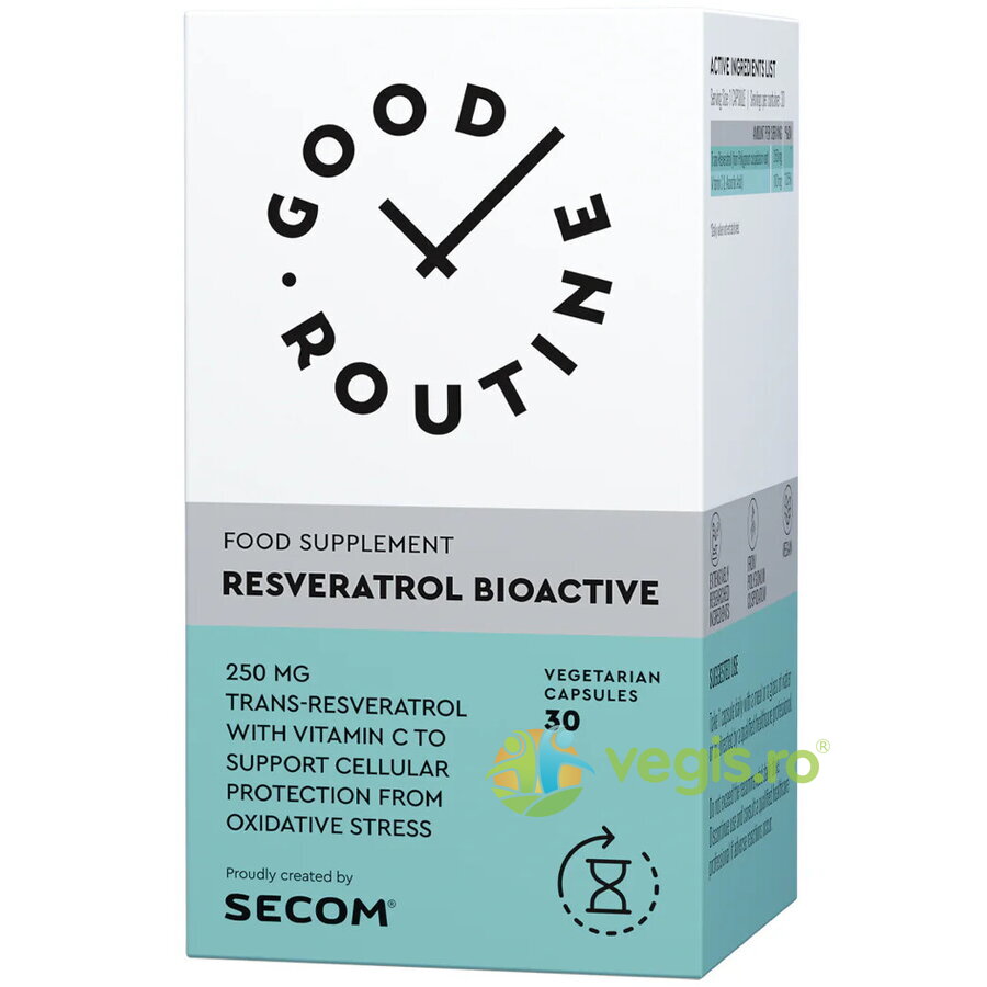 Oferte la Resveratrol Bioactive 30cps vegetale Secom,