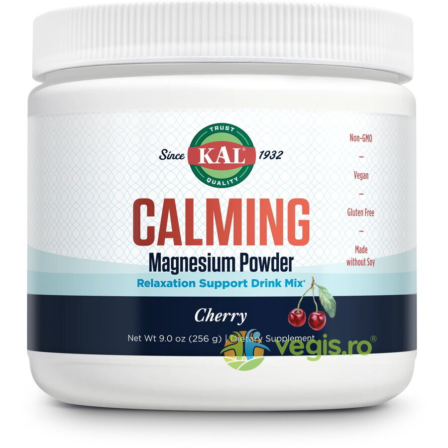 Oferte la Calming Magnesium Powder Cherry (Aroma de Cirese) 256g Secom,