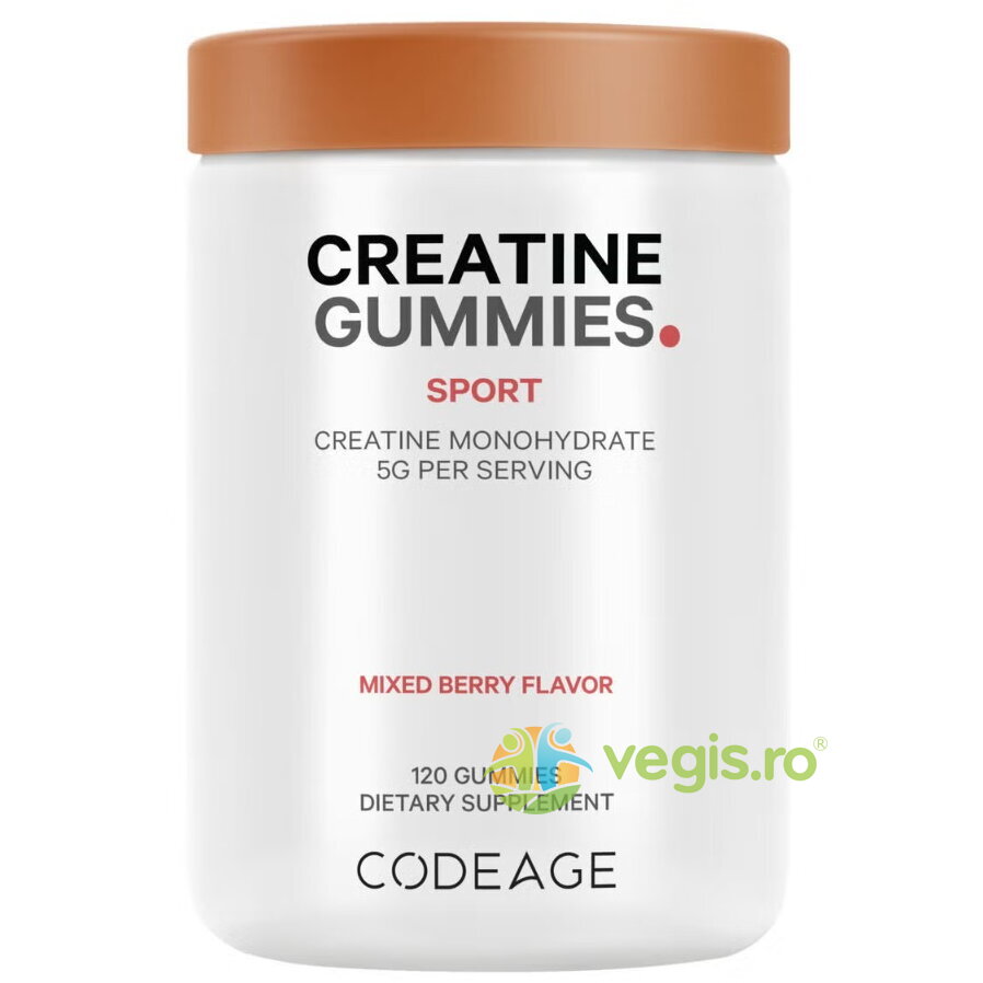 Oferte la Creatine Gummies Jeleuri Delicioase cu Creatina pentru Energie si Performanta Musculara cu Aroma de Fructe de Padure 120 jeleuri