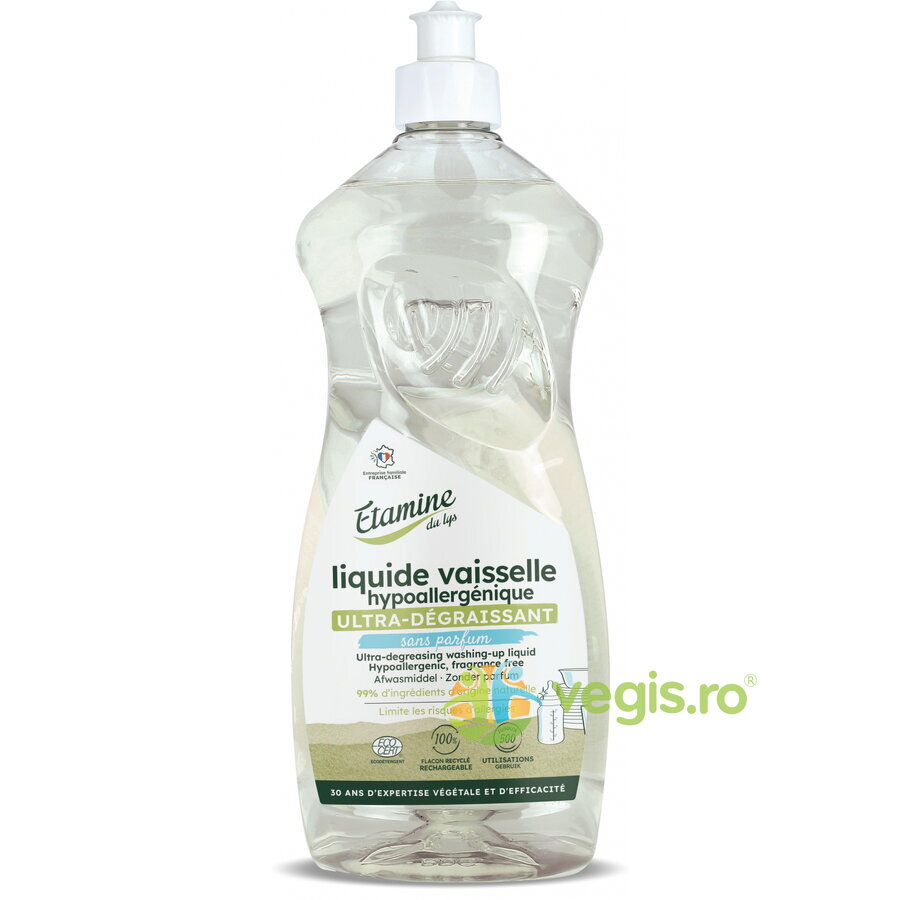 Oferte la Detergent Hipoalergenic pentru Vase fara Parfum 1L