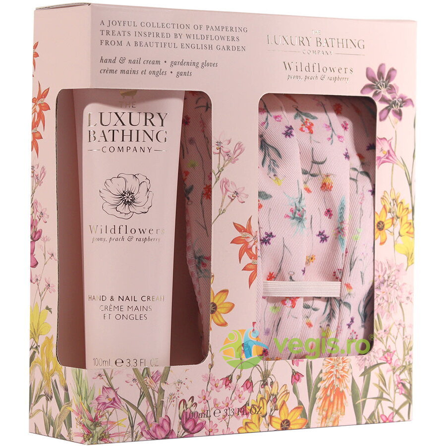 Oferte la Set Cadou Perfect Duo Crema pentru Maini si Unghii 100ml + Manusi pentru Gradinarit cu Print 1buc