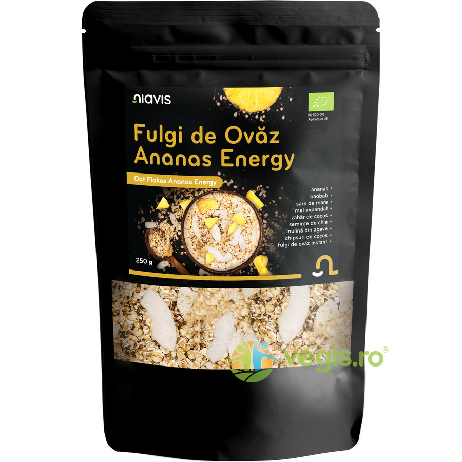 Oferte la Fulgi de Ovaz Ananas Energy Ecologici/Bio 250g