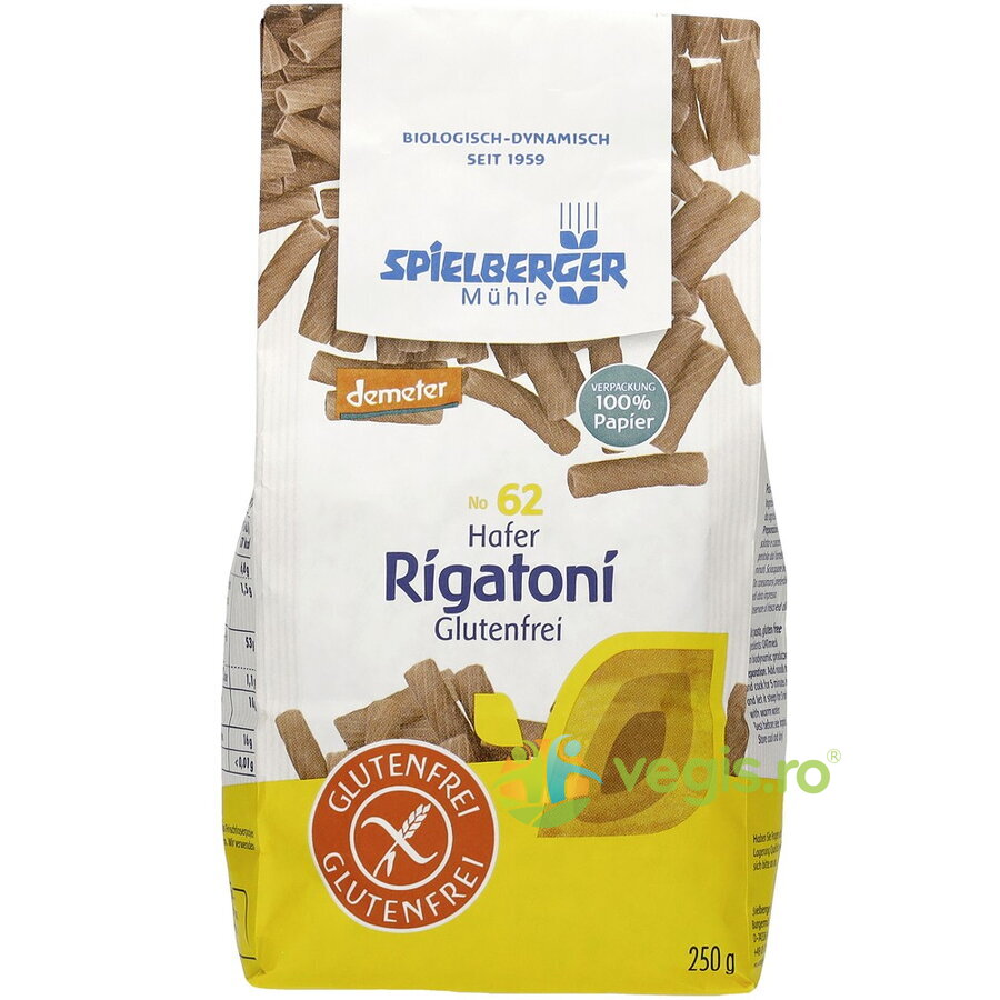 Oferte la Paste Rigatoni din Ovaz fara Gluten Ecologice/Bio 250g