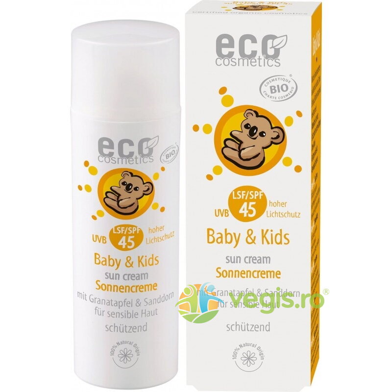 Oferte la Crema Protectie Solara Minerala SPF45 pentru Bebelusi si Copii Bio 50ml