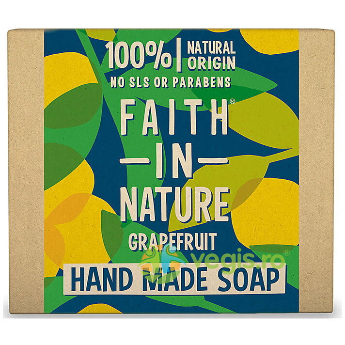 Oferte la Sapun Natural Solid cu Grapefruit 100g