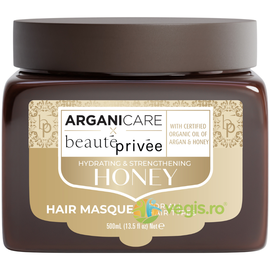 Oferte la Masca Hidratanta si Fortifianta pentru Par cu Ulei de Argan si Miere Honey 500ml