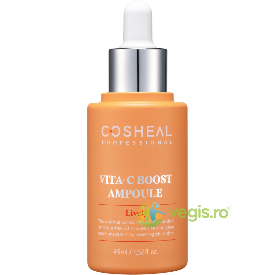 Oferte la Ser Iluminator cu Vitamina C si Vitamina B3 Vita-C Boost Ampoule Lively 45ml