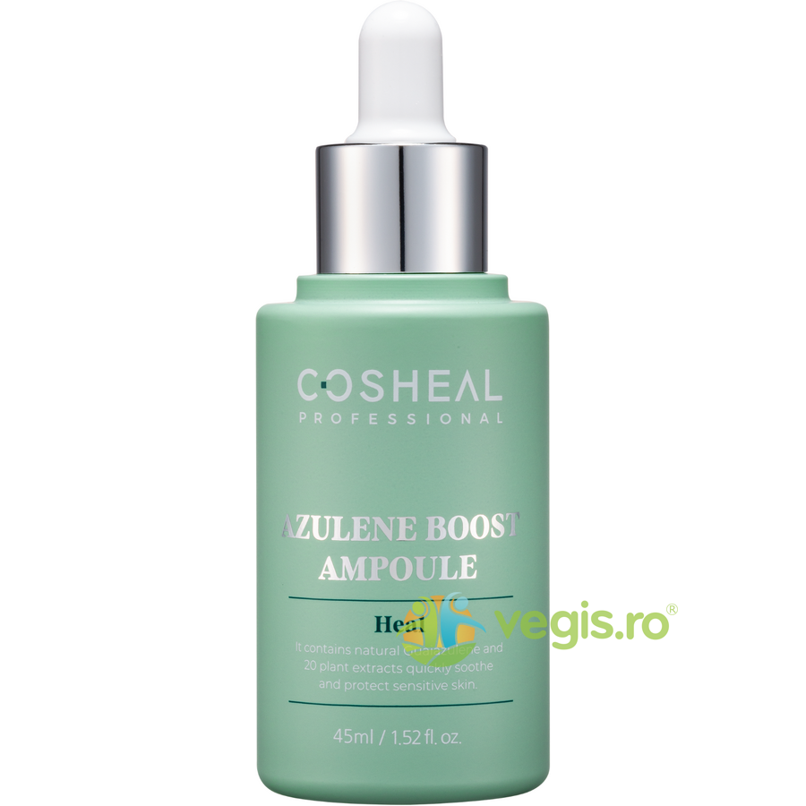 Oferte la Ser Calmant pentru Pielea Sensibila cu Guaiazulene si Extract de Plante Azulene Boost Ampoule Heal 45ml