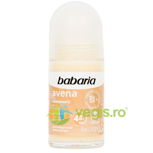 Oferte la Deodorant Roll-On pentru Piele Sensibila fara Alcool Avena 50ml