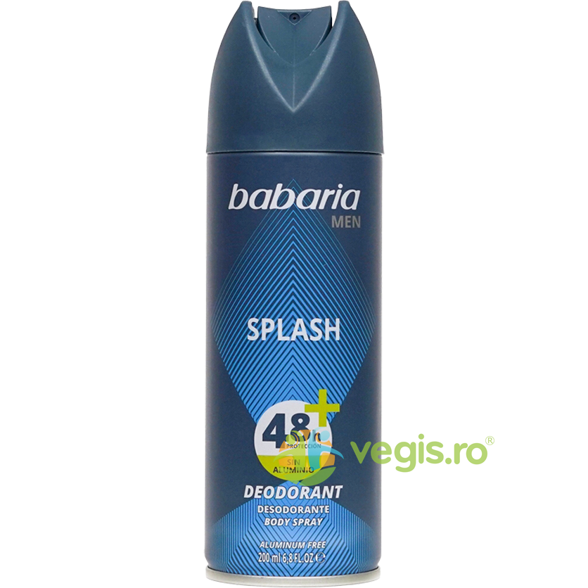 Oferte la Deodorant Spray pentru Barbati Protectie 48h+ fara Aluminiu Splash 200ml