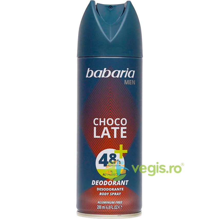 Oferte la Deodorant Spray pentru Barbati Protectie 48h+ fara Aluminiu Chocolate 200ml