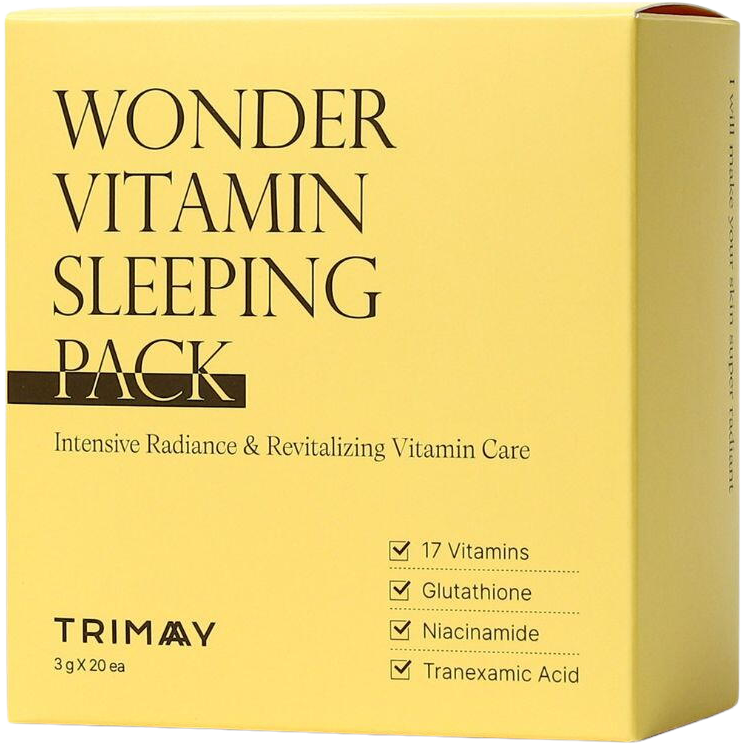 Oferte la Pachet Masti de Noapte pentru Luminozitate si Revitalizare Wonder Vitamin 3g x 20buc