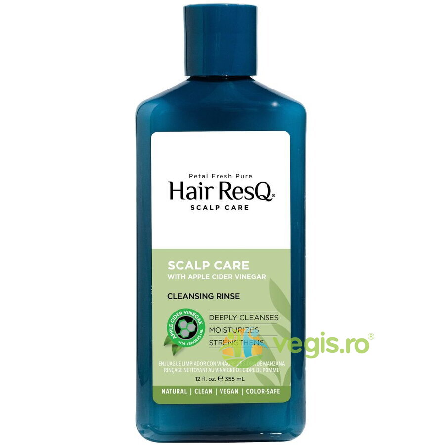 Oferte la Fluid Purifiant pentru Clatirea Scalpului cu Otet de Mere Petal Fresh Pure 355ml