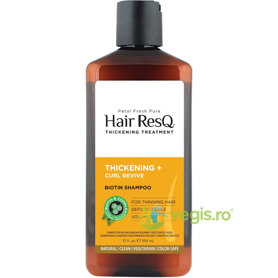 Oferte la Sampon Tratament pentru Indesirea si Revitalizarea Parului Cret cu Biotina Petal Fresh Pure 355ml