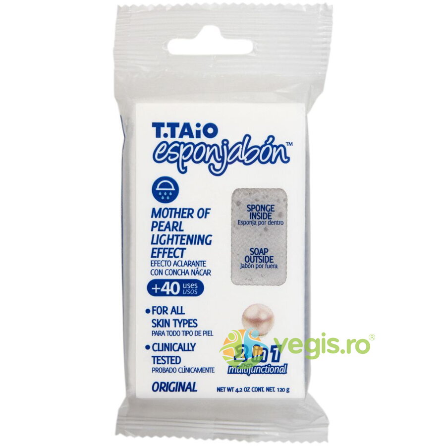 Oferte la Burete de Baie si Sapun Incorporat cu Efect Iluminator Mother of Pearl 120g