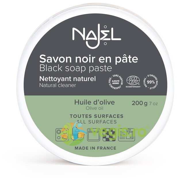 Oferte la Sapun Negru Pasta Concentrata, Degresant Natural Multifunctional 200g