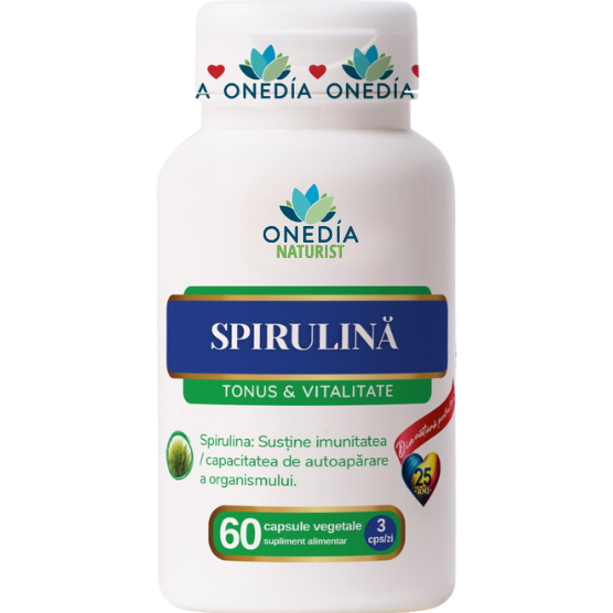 Oferte la Spirulina Tonus si Vitalitate 420mg 60cps vegetale