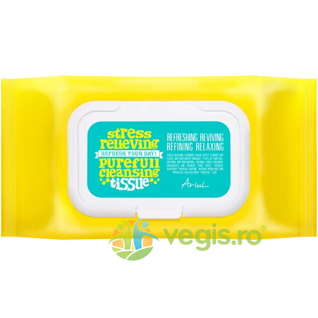 Oferte la Servetele de Curatare a Tenului Stress Relieving Purefull 80buc