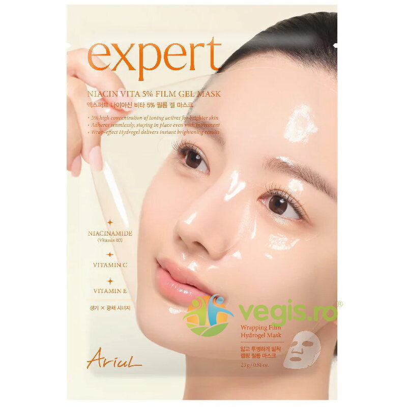 Oferte la Masca Hidrogel Expert Niacin Vita 5% pentru Piele Uscata si Terna 23g