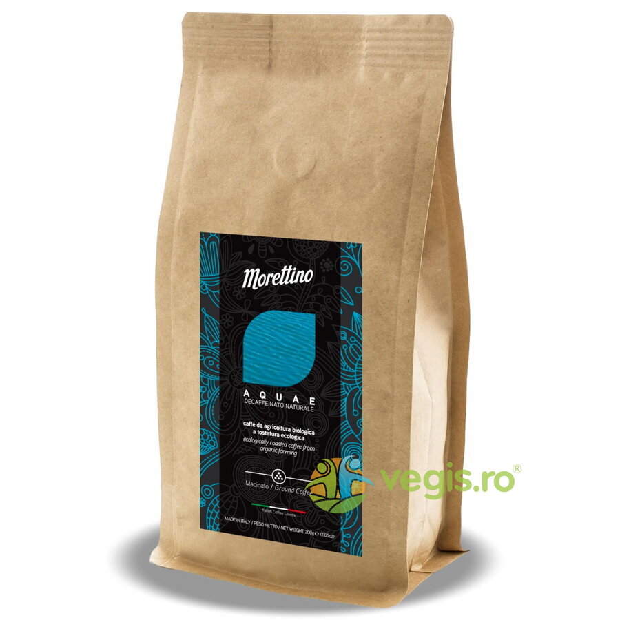 Oferte la Cafea Decofeinizata Macinata Aquae Ecologica/Bio 200g