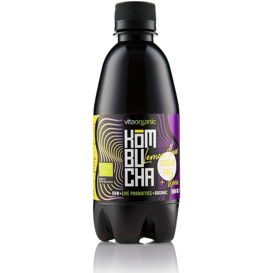 Oferte la Kombucha cu Lamaie Indulcita cu Stevie Ecologica/Bio 330ml