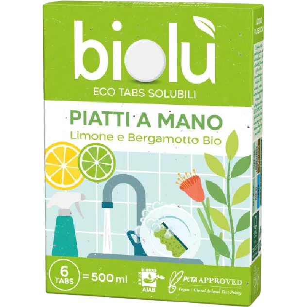 Oferte la Tablete Eco pentru Spalat Vase Manual cu Lamaie si Bergamota 6buc