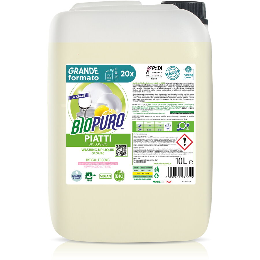 Oferte la Detergent pentru Vase Hipoalergen Eco 10L