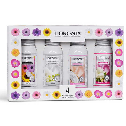 Oferte la Set Parfum de Rufe Liberty 50ml + White 50ml + Soffice Talco 50ml + Muschi e Loto 50ml