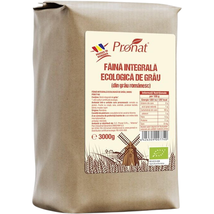 Oferte la Faina Integrala de Grau Ecologica/Bio 3kg