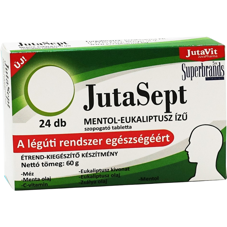 Oferte la JutaSept Comprimate cu Mentol si Eucalipt 24tb