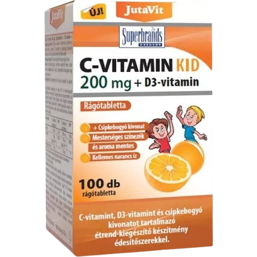 Oferte la Vitamina C 200mg pentru Copii cu Gust de Portocale 100tb masticabile