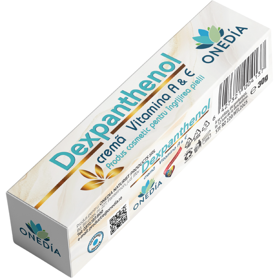 Oferte la Dexpanthenol Crema Antiiritanta Regeneranta cu Vitaminele A si E 30g