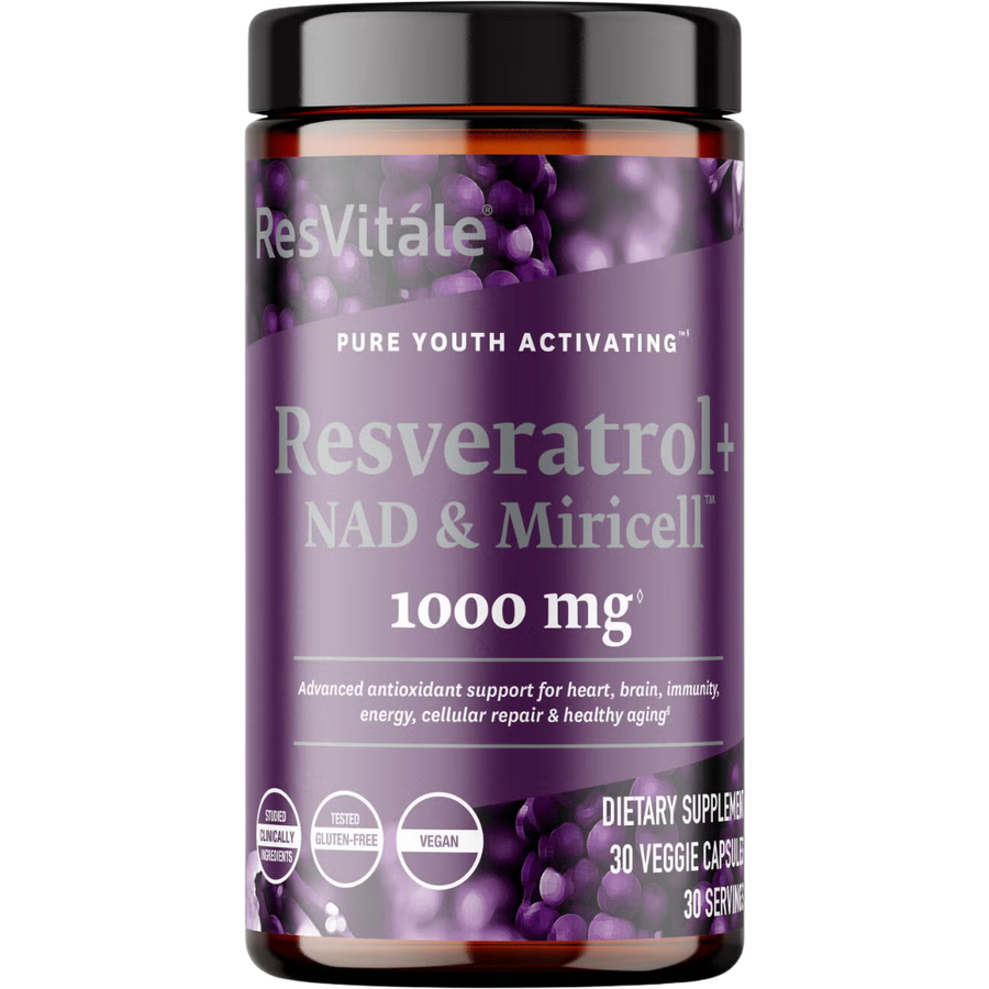 Oferte la Resveratrol + NAD + Miricell Anti-Aging 1000mg 30cps