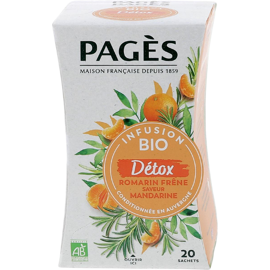 Oferte la Ceai pentru Detoxifiere (Rozmarin, Frasin, Aroma de Mandarine) Ecologic/Bio 20dz