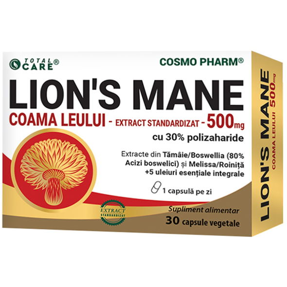 Oferte la Coama Leului (Lion's Mane) 500mg 30cps