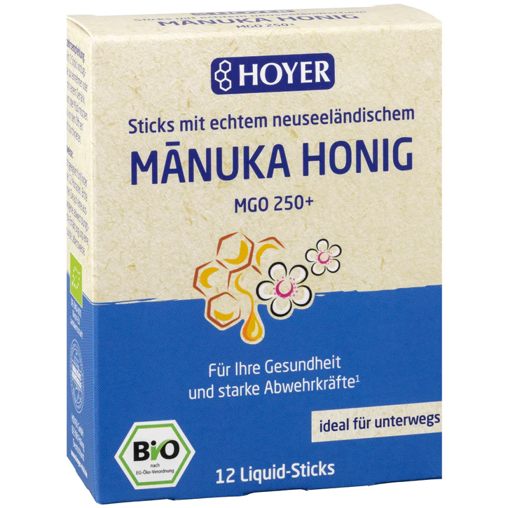 Oferte la Miere de Manuka MGO 250+ Ecologica/Bio 12dz x 8g
