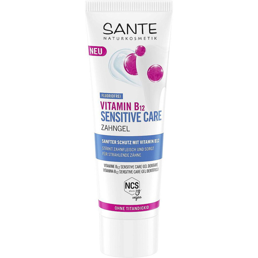Oferte la Gel de Dinti cu Vitamina B12 fara Fluor Sensitive Care 75g