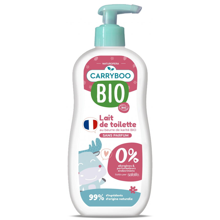 Oferte la Lapte de Corp pentru Bebelusi cu Unt de Shea fara Parfum Bio 500ml