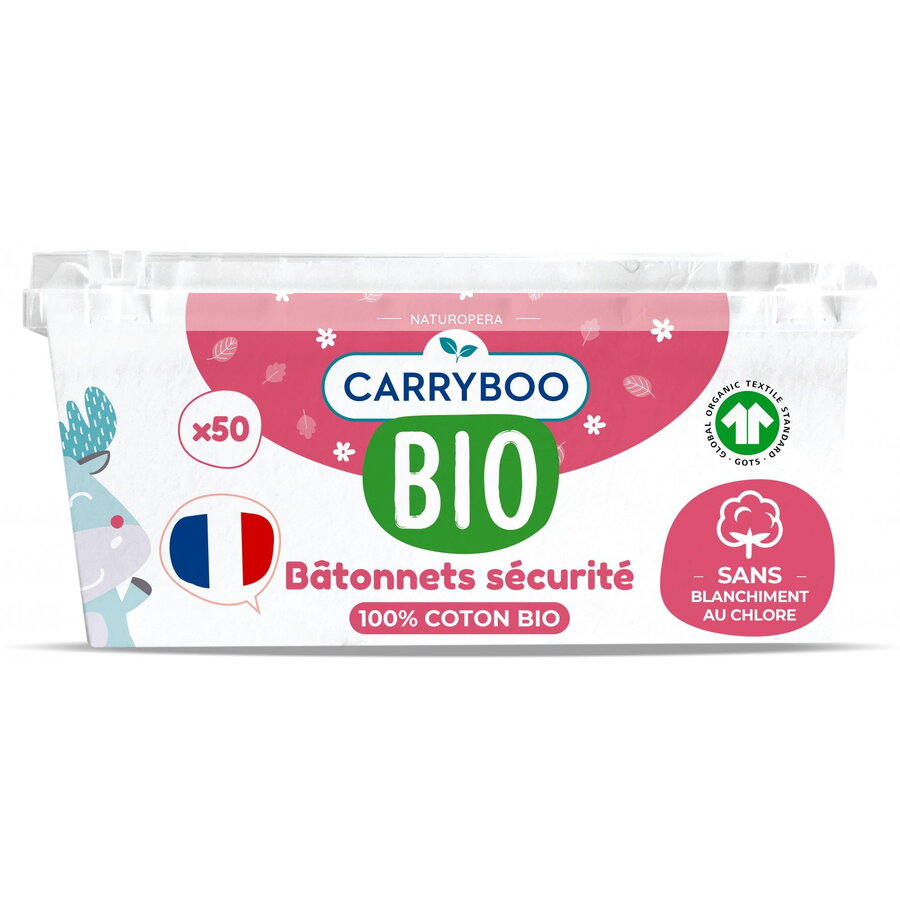 Oferte la Betisoare din Bumbac Securizate pentru Bebelusi Bio 50buc