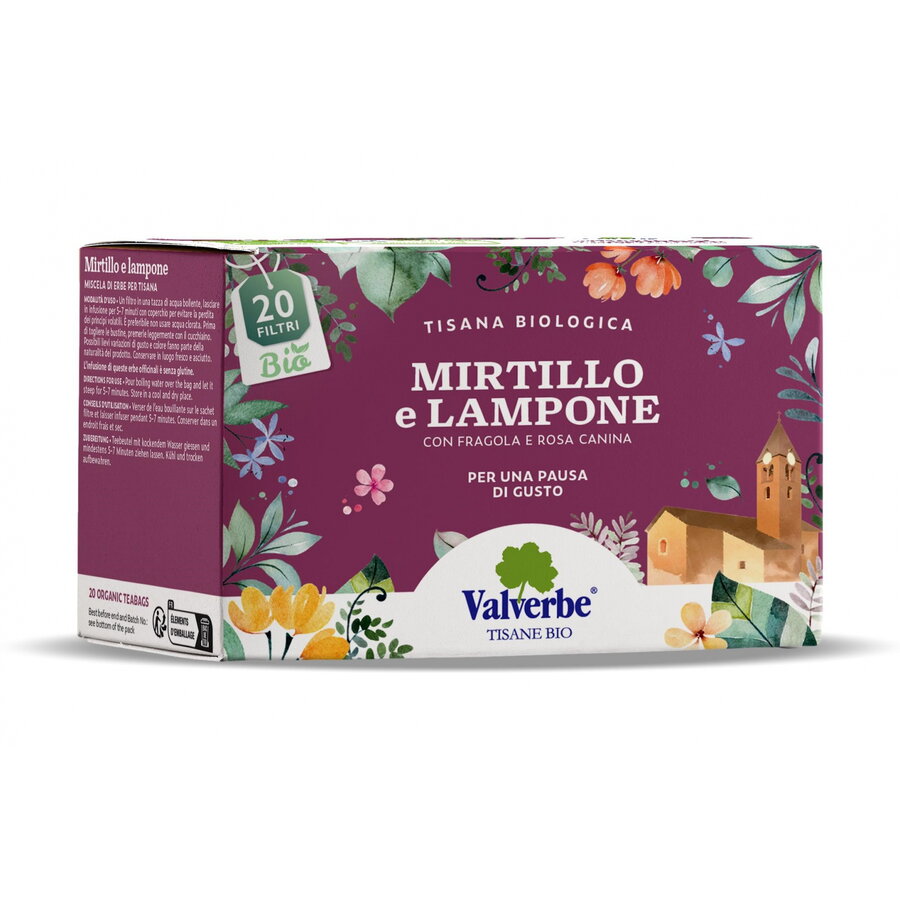 Oferte la Ceai cu Afine si Zmeura Ecologic/Bio 20dz