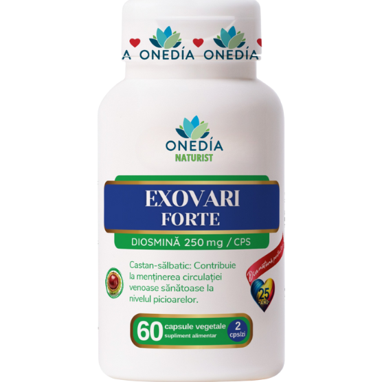 Oferte la Exovari Forte Diosmina 250mg 60cps
