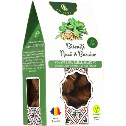 Oferte la Biscuiti cu Nuca si Busuioc fara Zahar Adaugat 130g