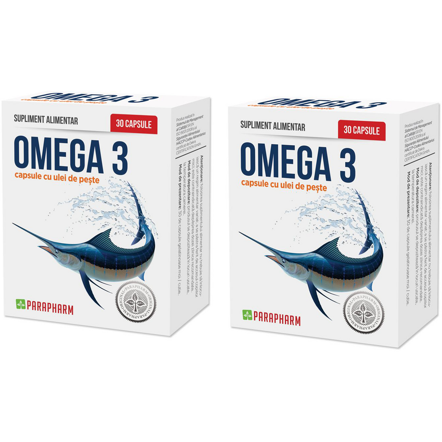 Oferte la Pachet Omega 3 Ulei De Peste 30cps + 30cps