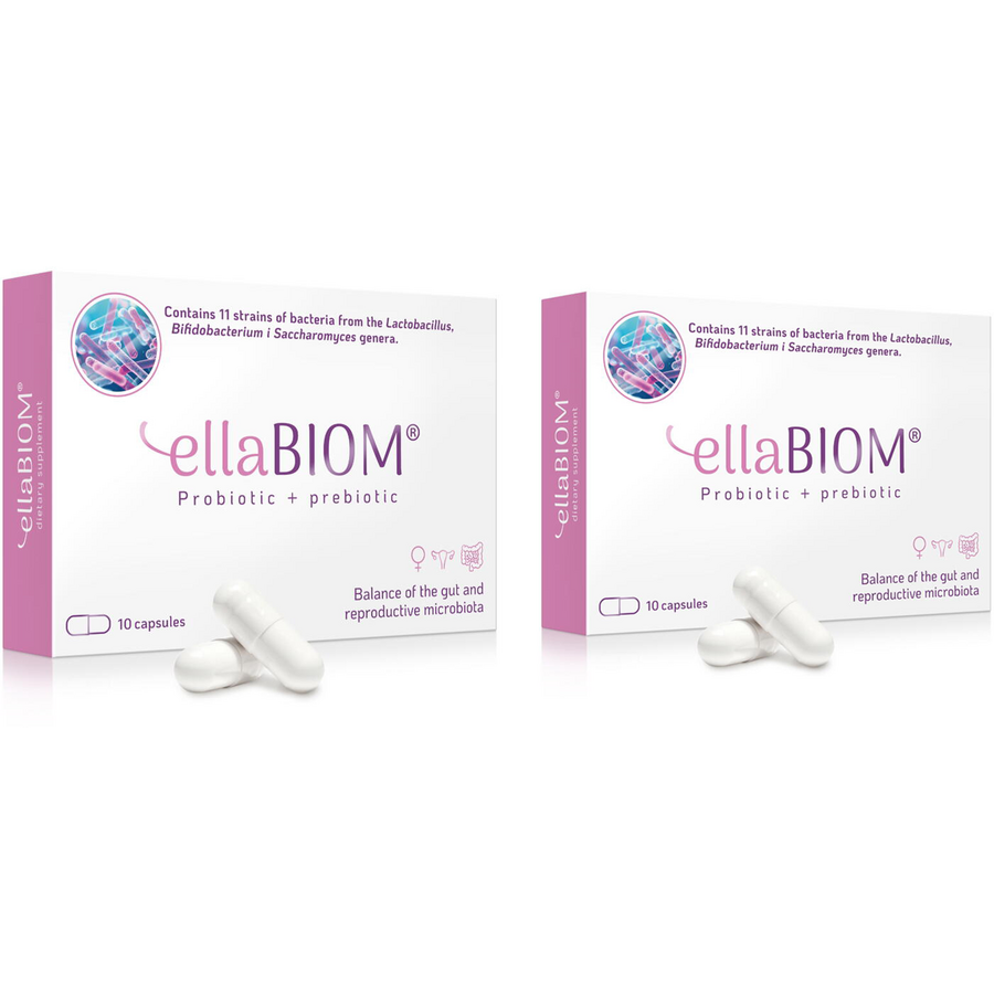 Oferte la Pachet Probiotic + Prebiotic ELLABiom 10cps + 10cps