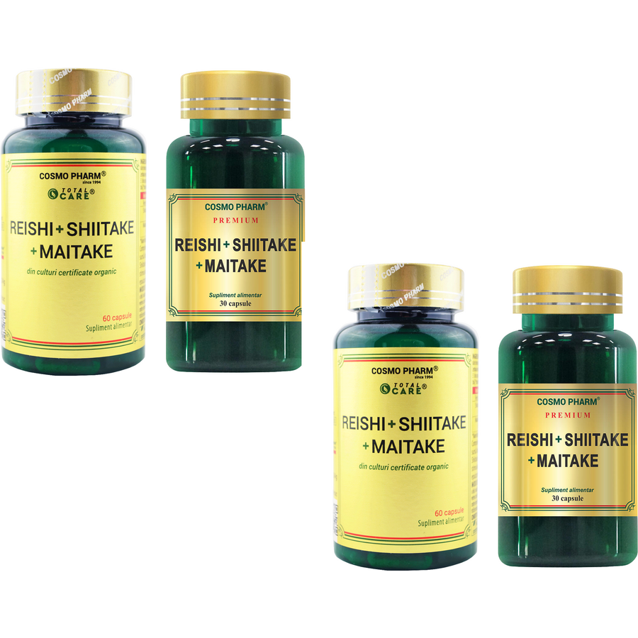 Oferte la Pachet 2 X Ulei de Seminte de In (Omega 3-6-9) 1000mg 60cps+30cps