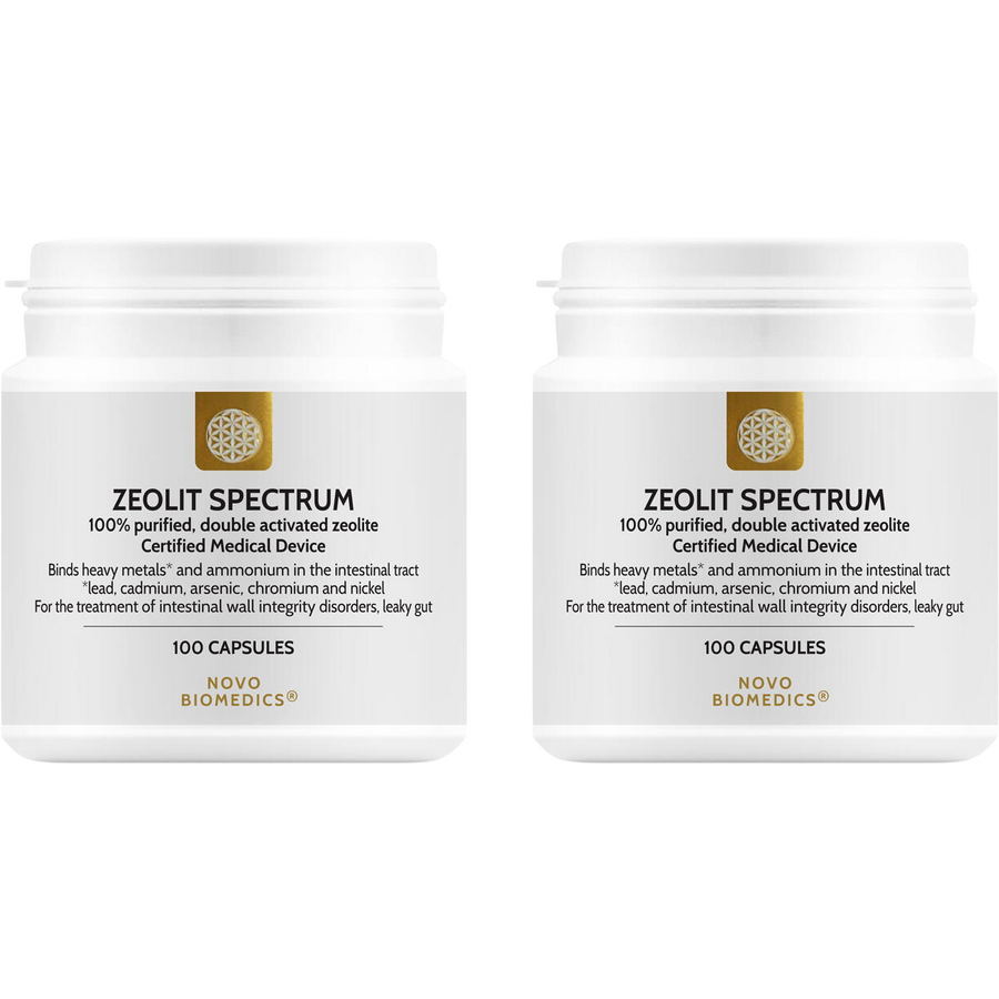 Oferte la Pachet Zeolit Spectrum (Uz Intern) 100cps vegetale + 100cps vegetale